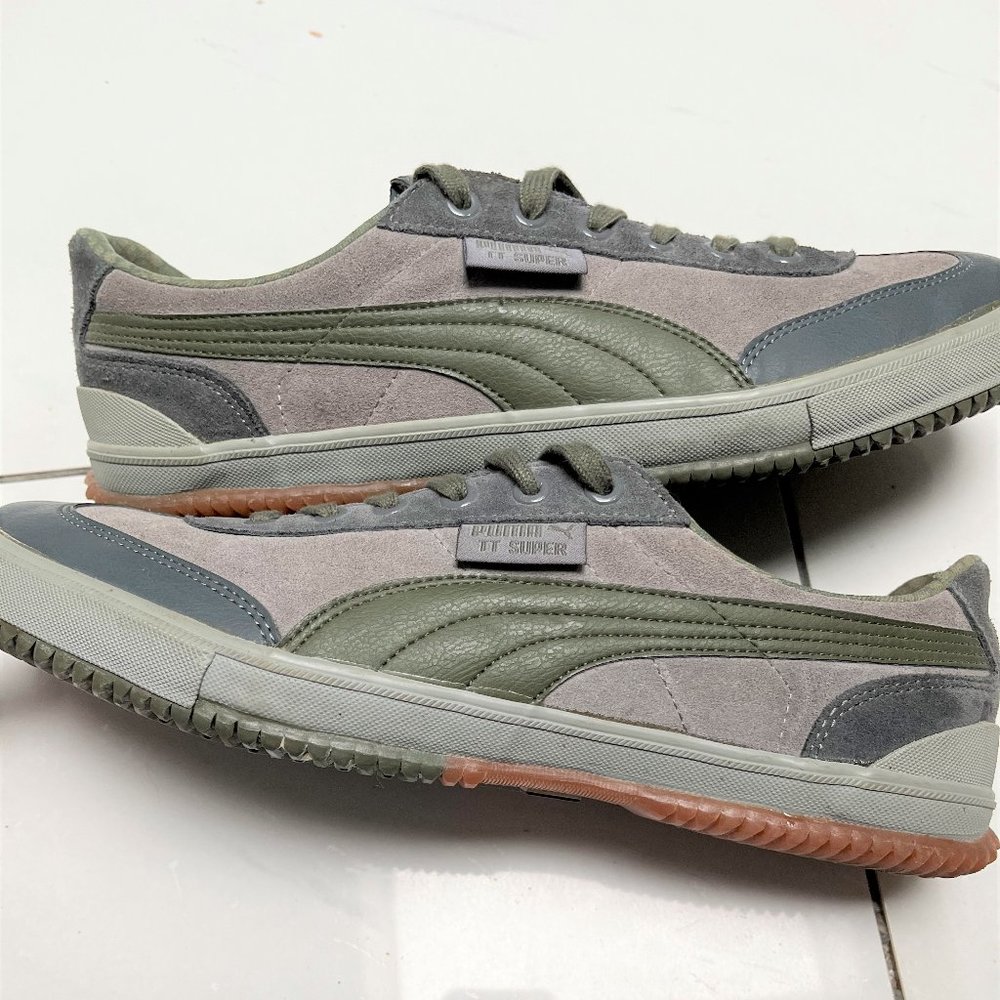 Puma mens leather sneaker